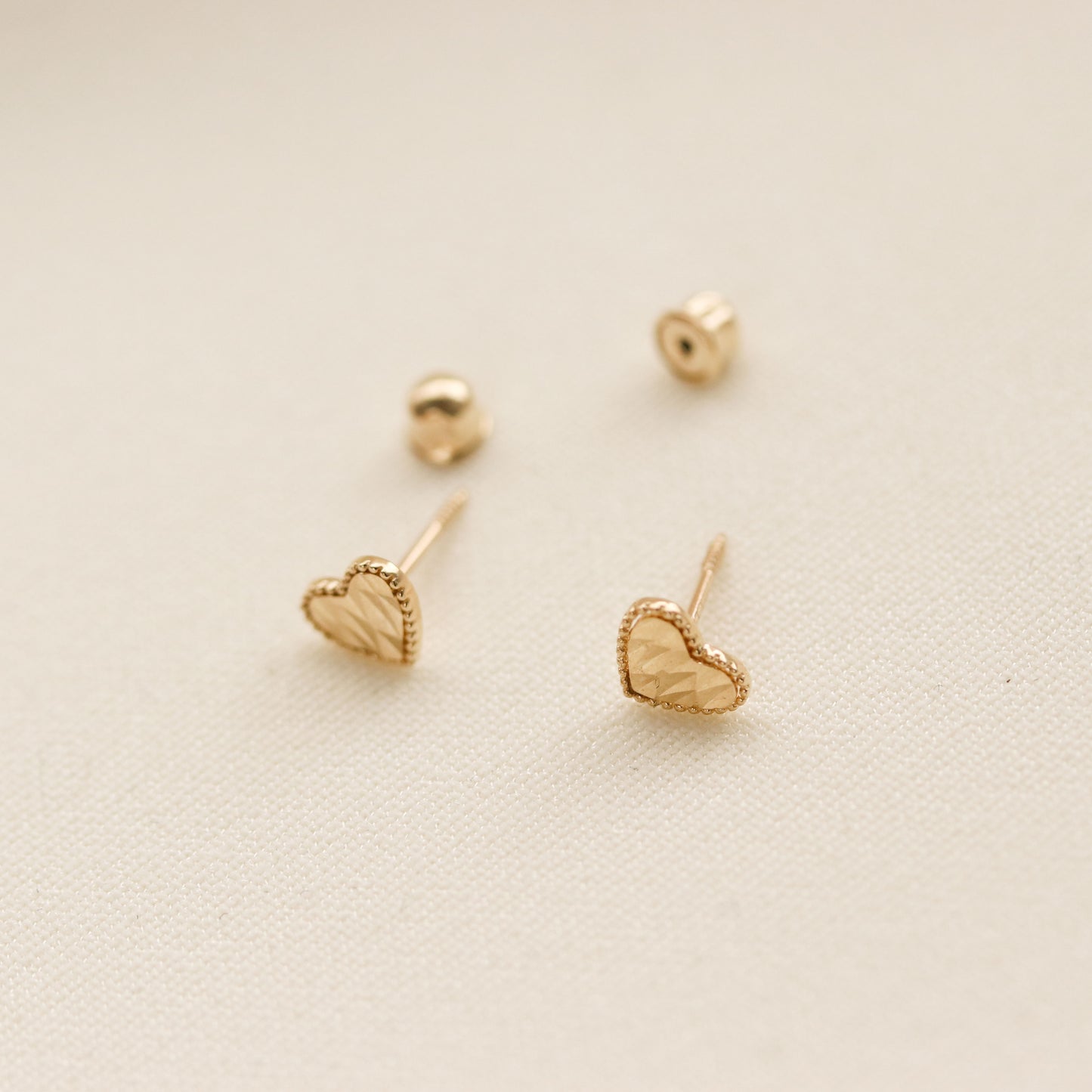 Heart Stud Earrings