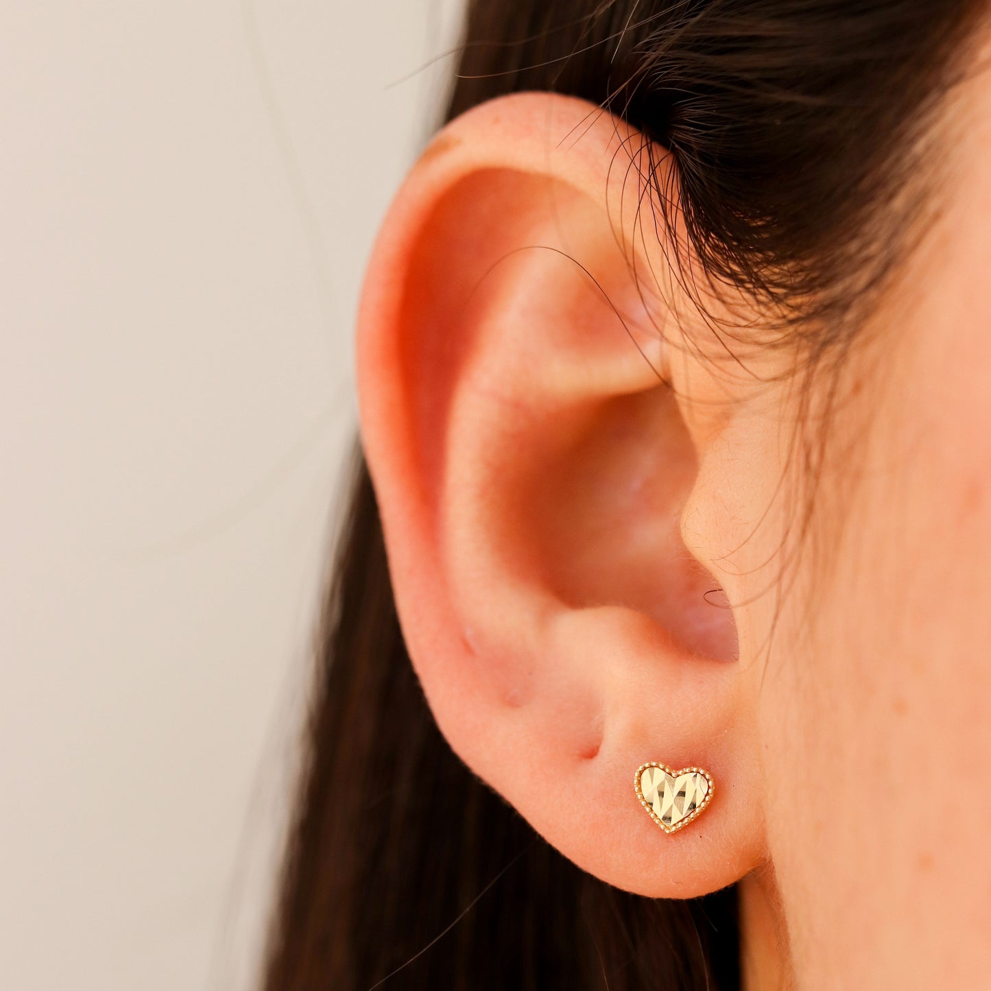 Heart Stud Earrings