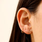 Heart Outline Stud Earrings