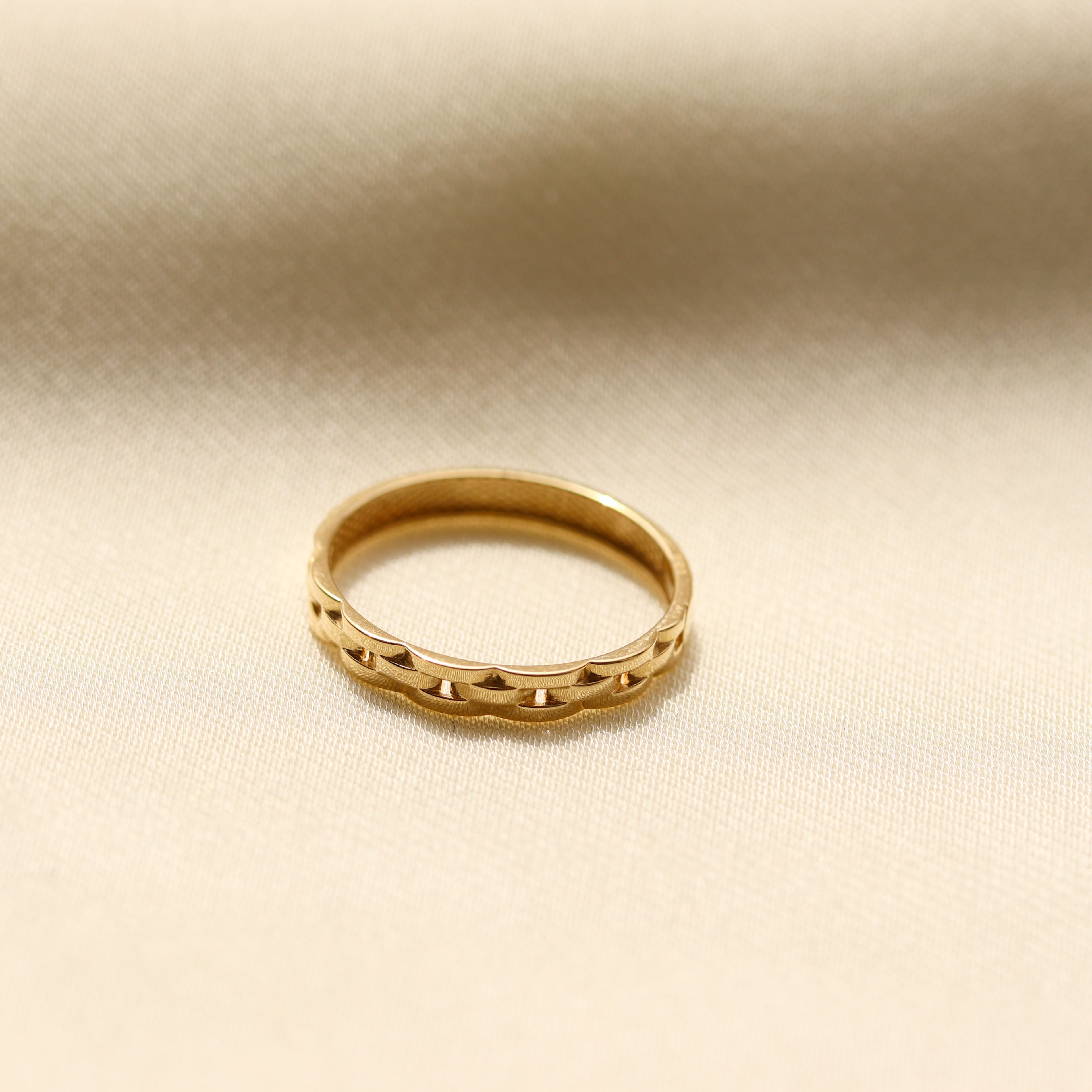 Watch Band Ring Design Gold Jewelry