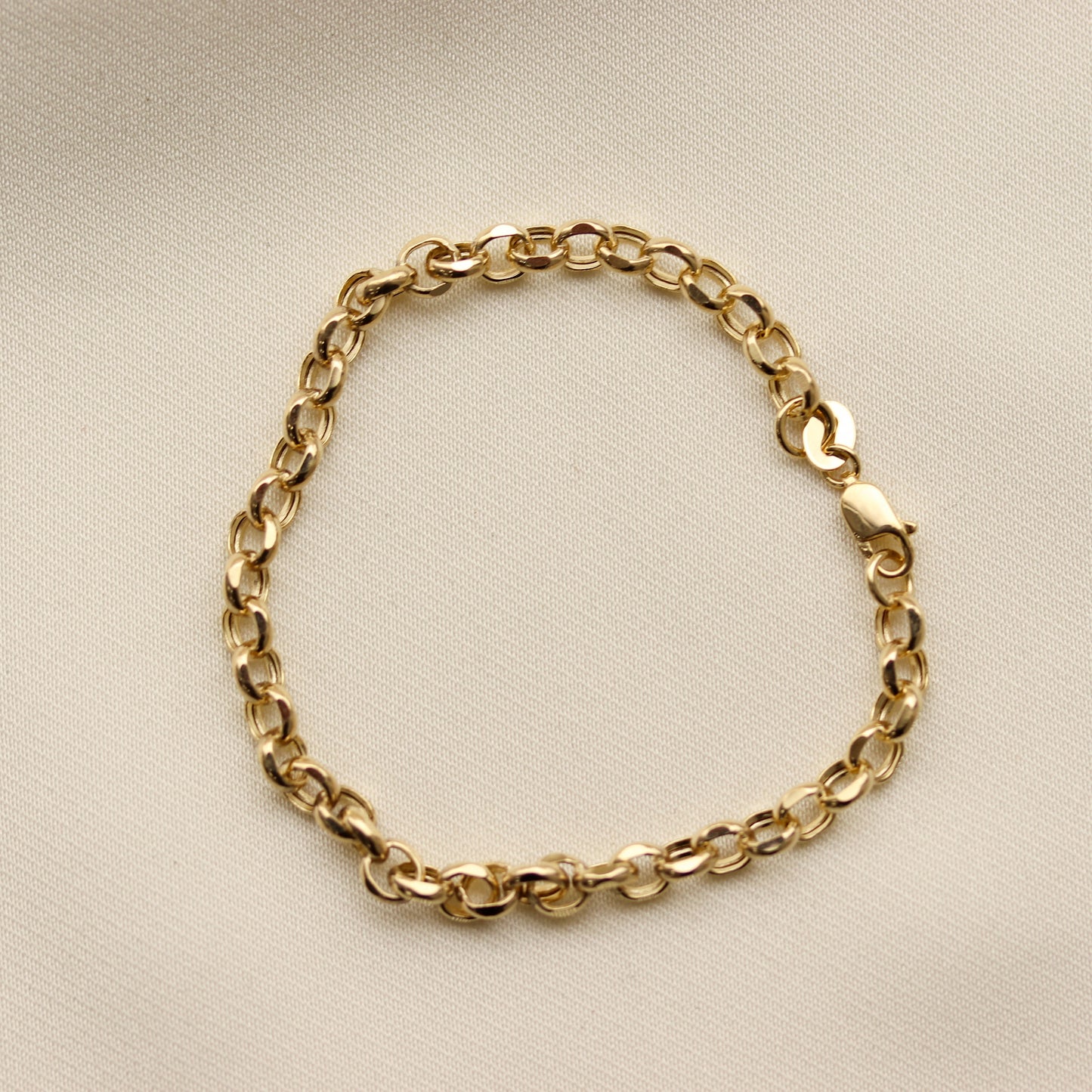 Bold Rolo Chain Bracelet