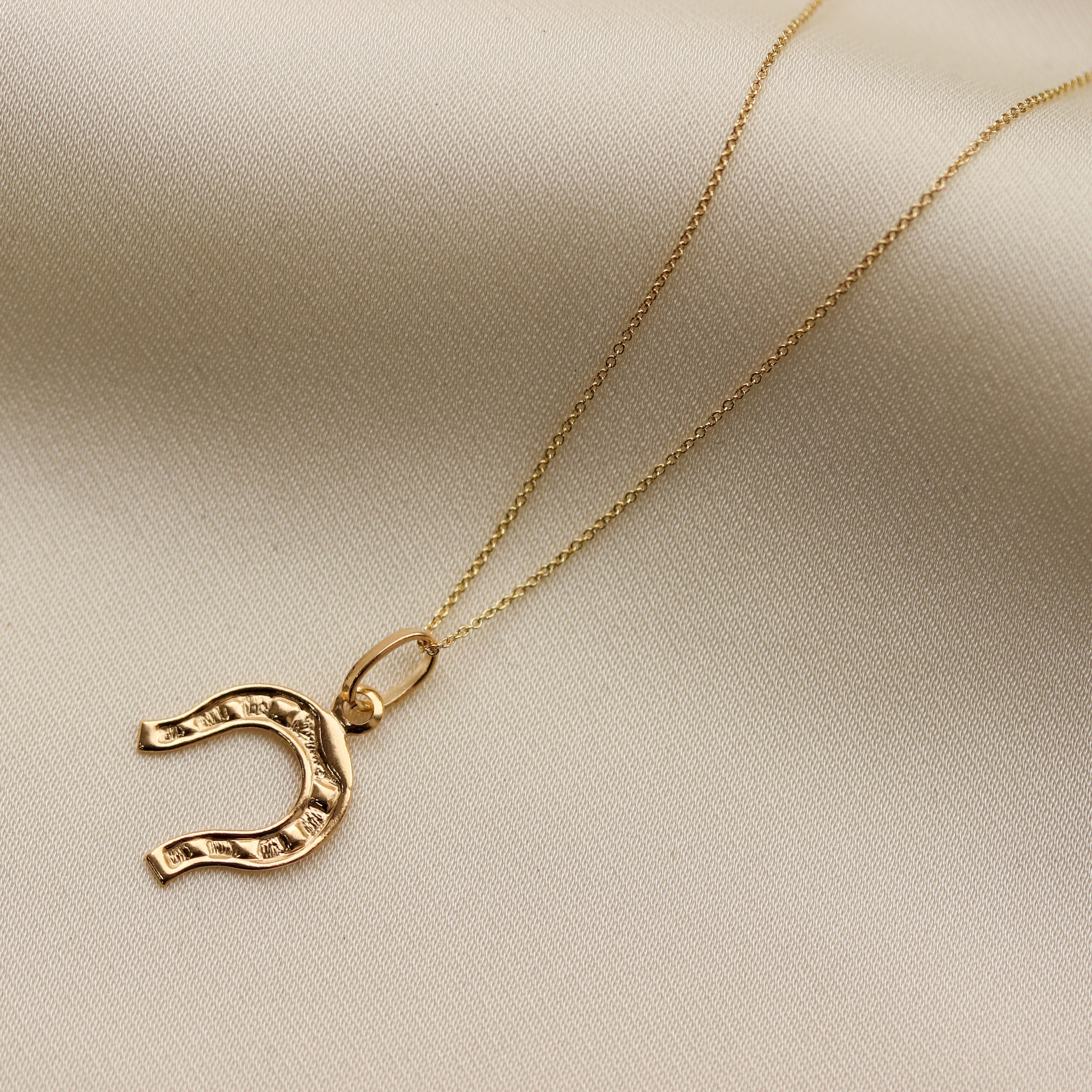 Good Luck Horseshoe Necklace | Handmade by Delia Langan – Delia Langan  Jewelry