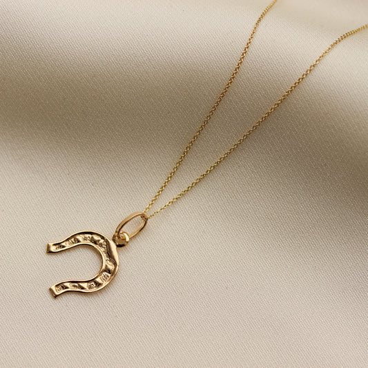 Golden Horseshoe Necklace