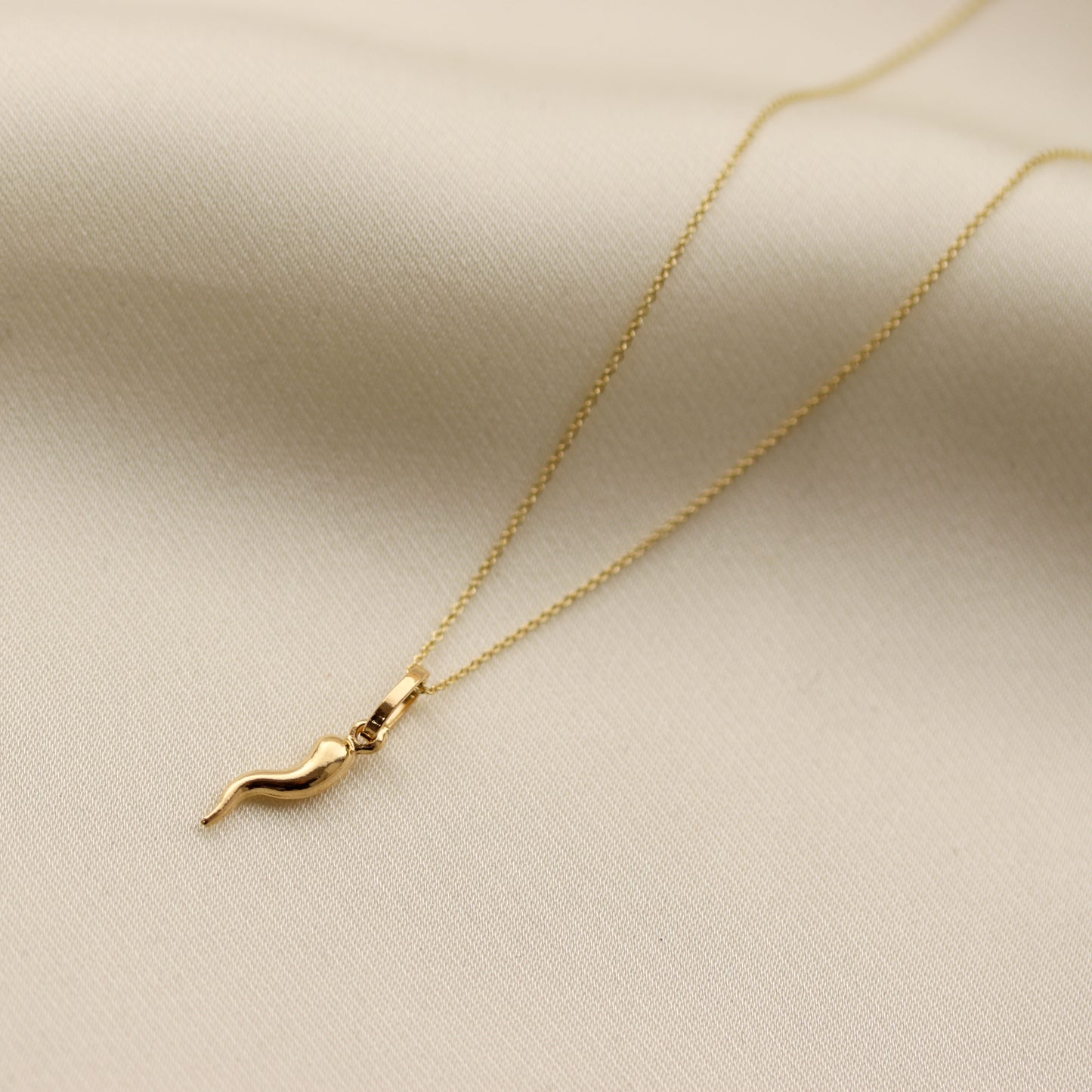 Gold Cornicello Necklace