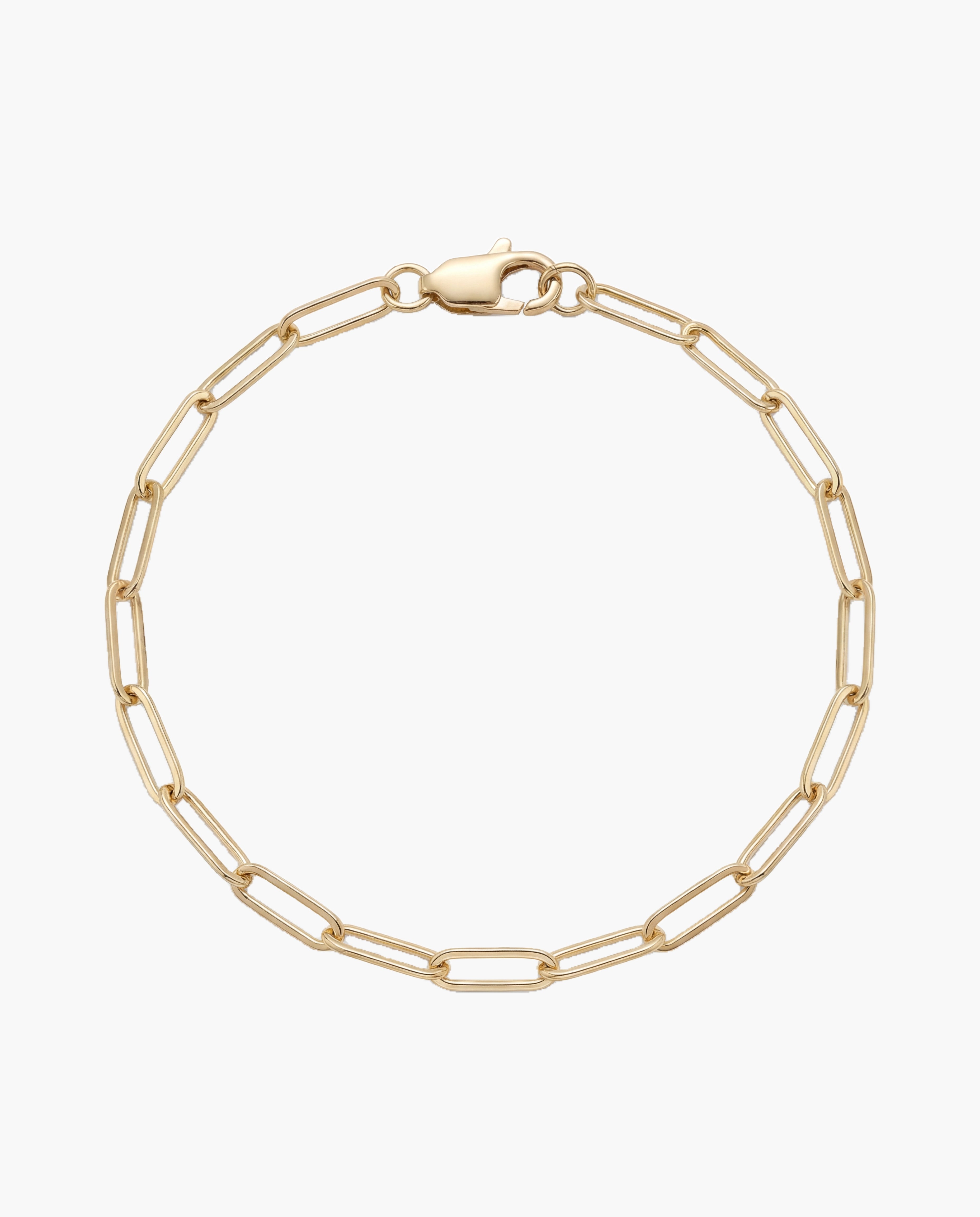 Large Paperclip Anklet
