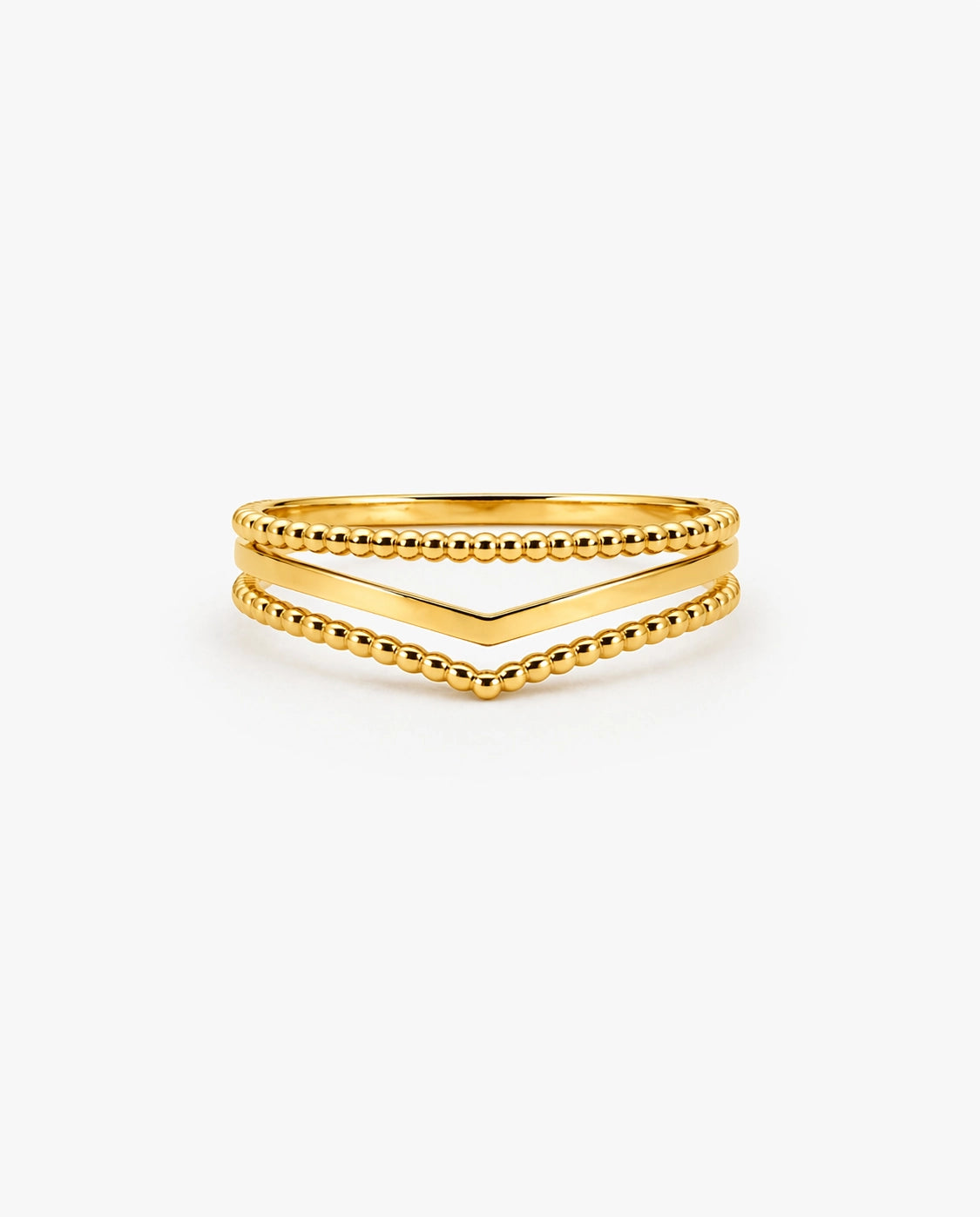 Layered V Ring