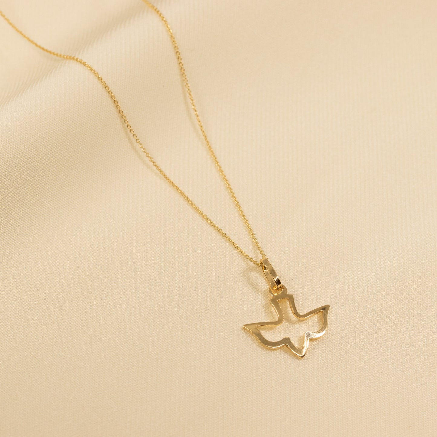 Dove Outline Necklace