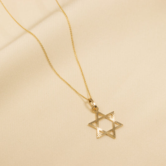 Jewish Star Necklace