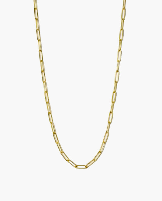 3mm Paperclip Chain Necklace