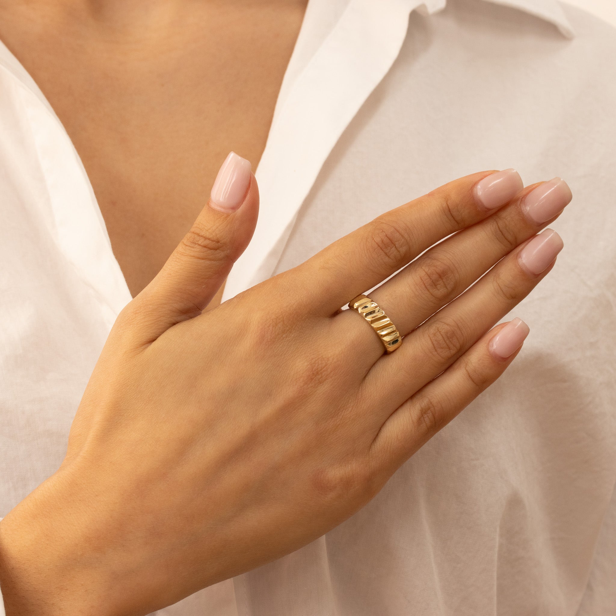Split Ridge Ring Ridge Ring – Design Gold Jewelry