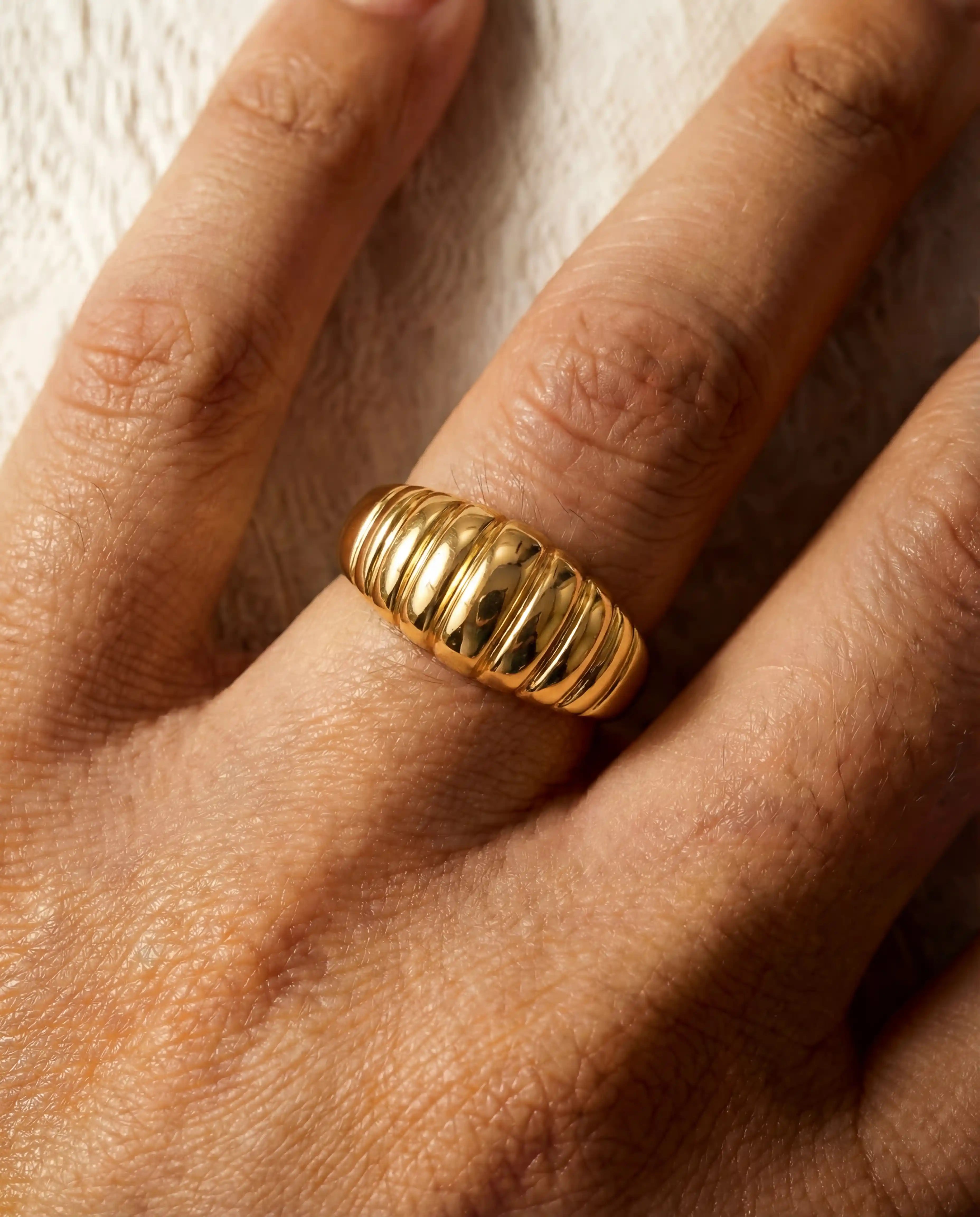 Bold Cut Dome Ring