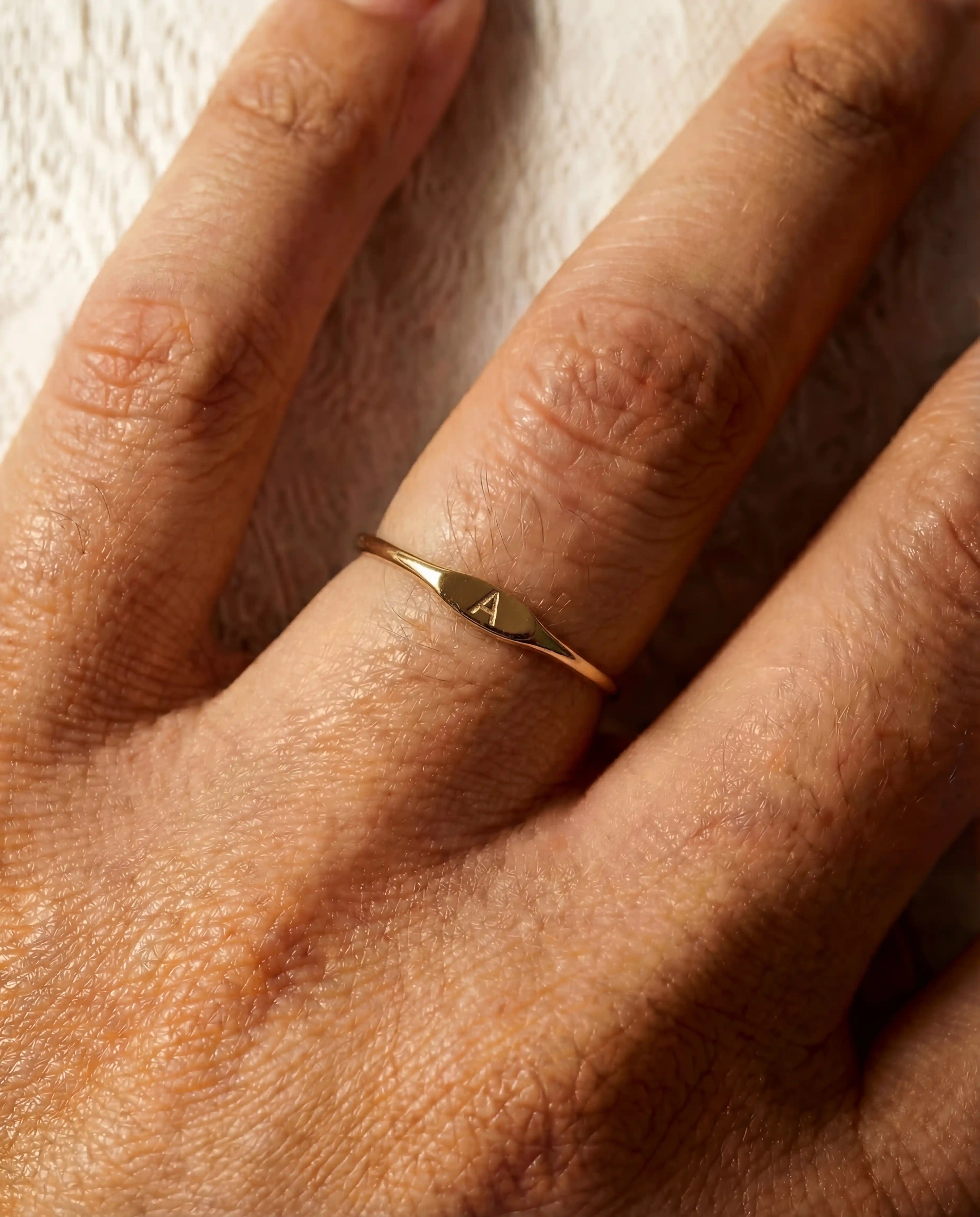 Ultra Thin Signet Ring