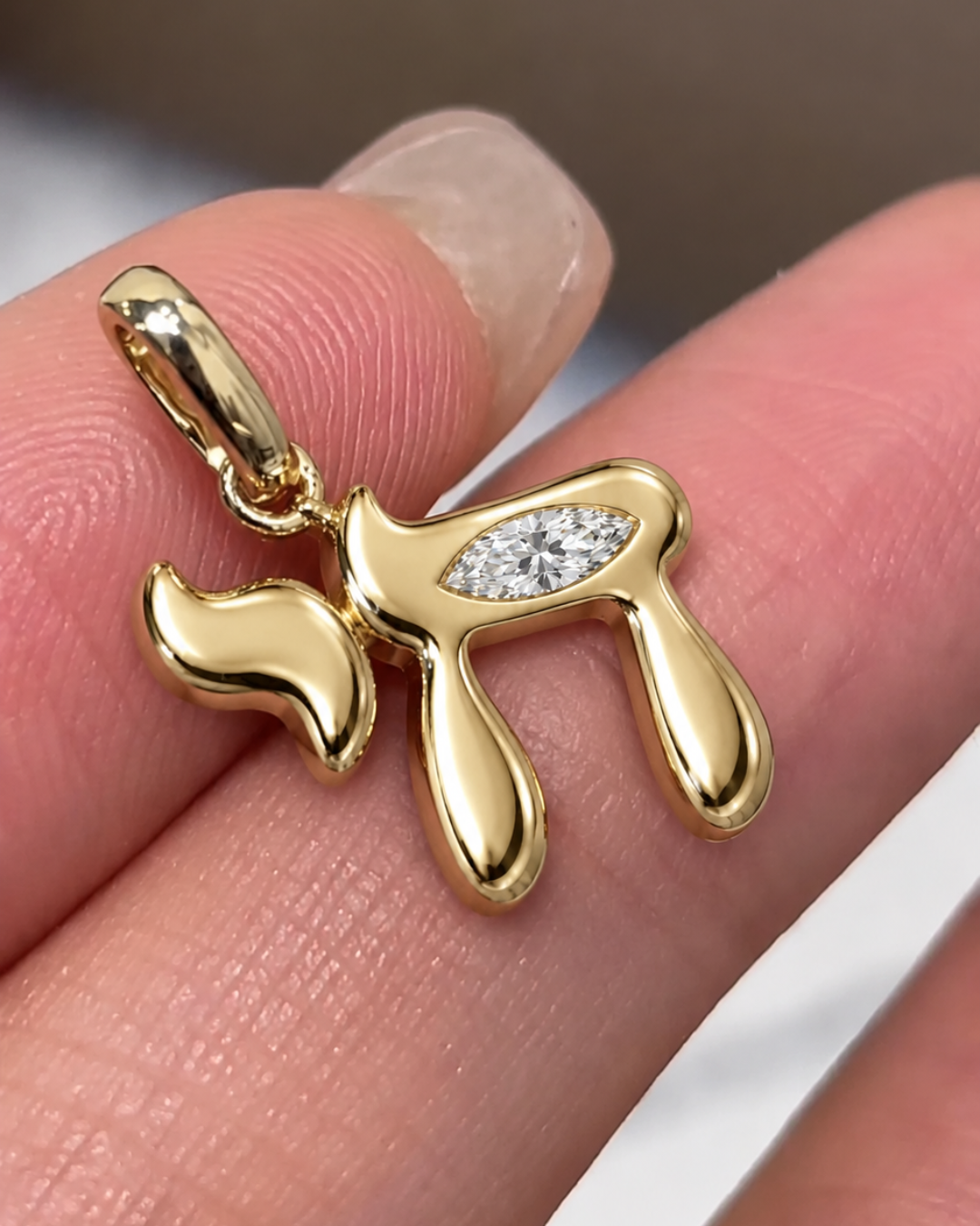 Evil Eye Chai Pendant