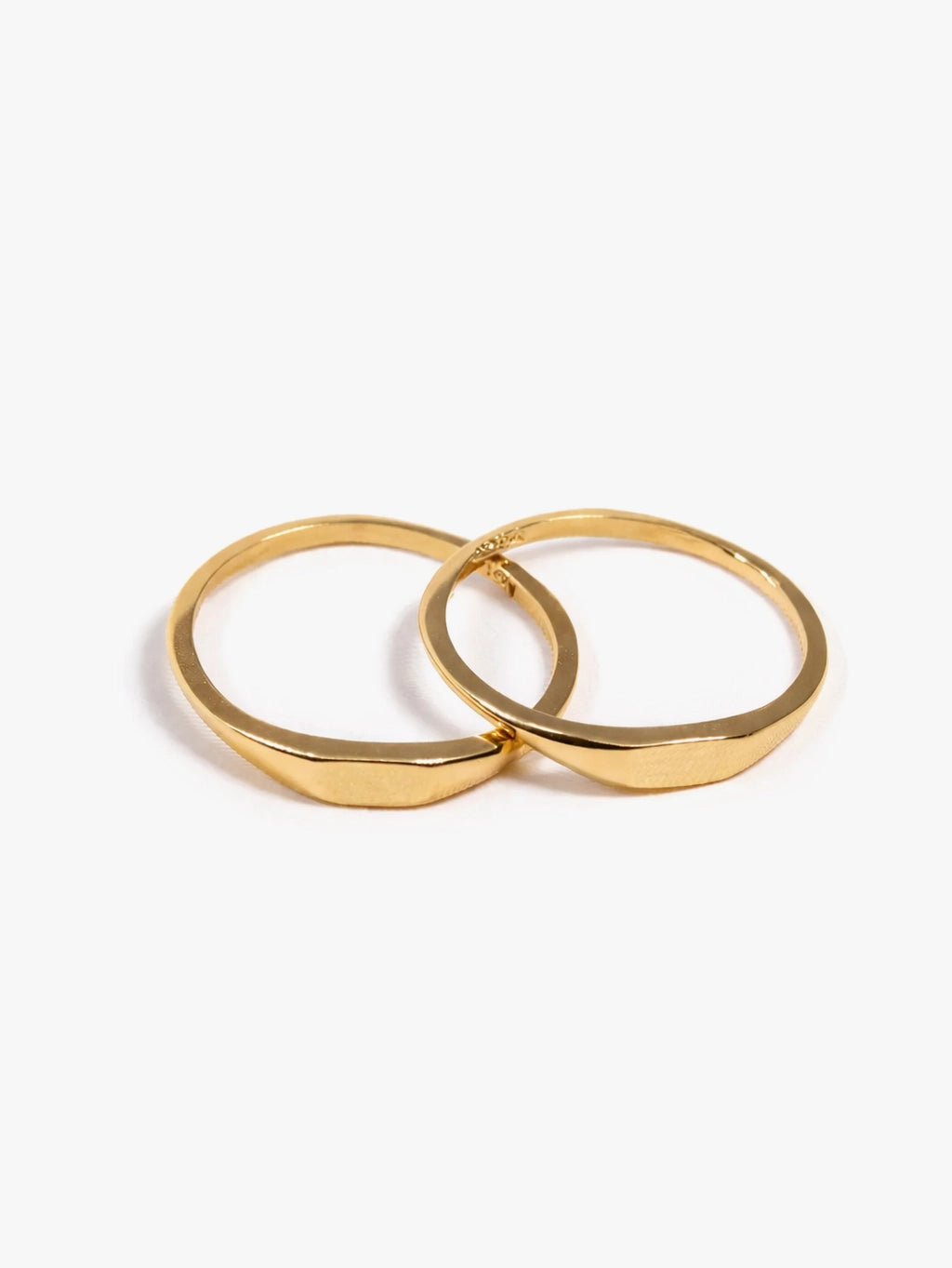 Matching Signet Ring Set
