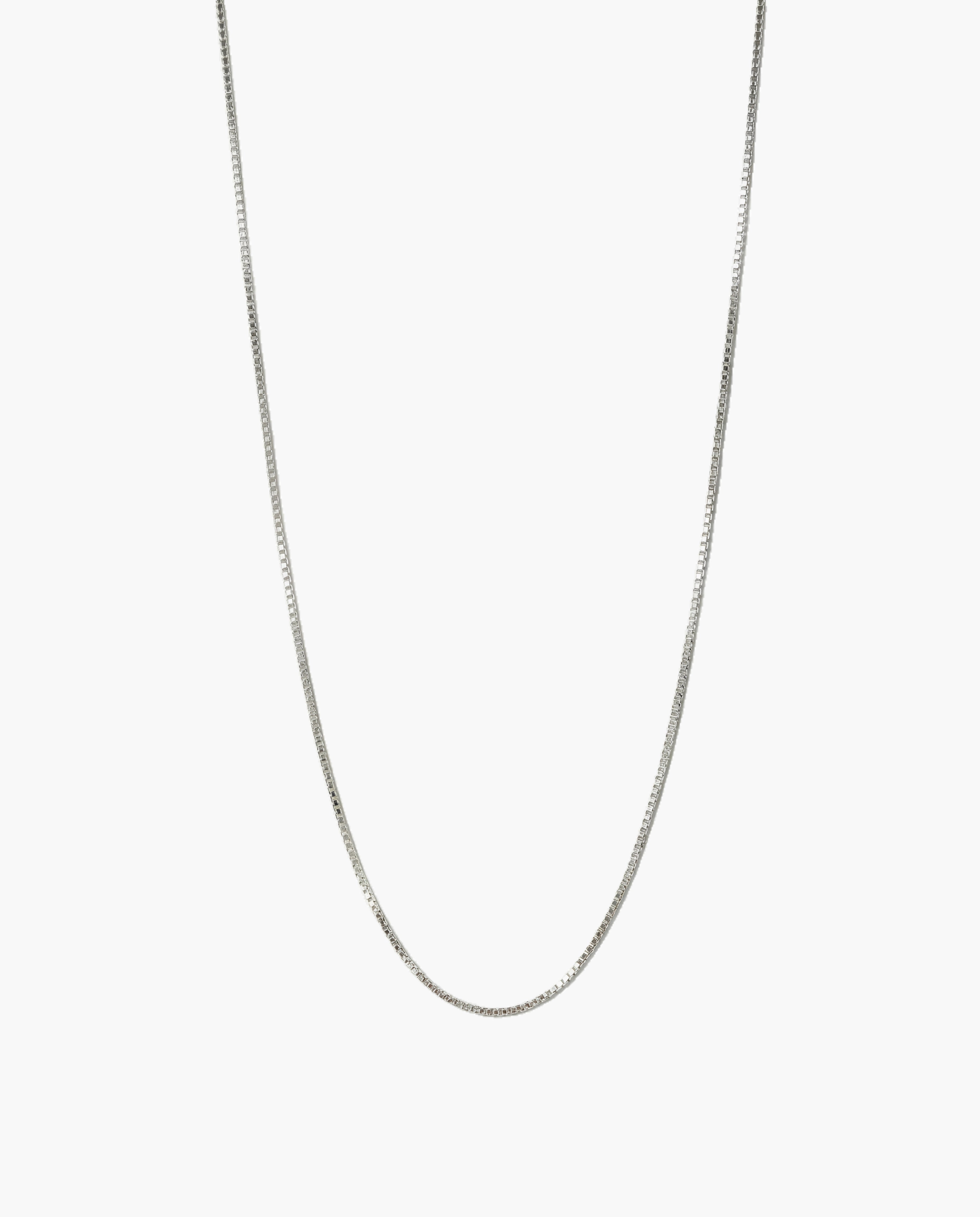 White Gold Box Chain