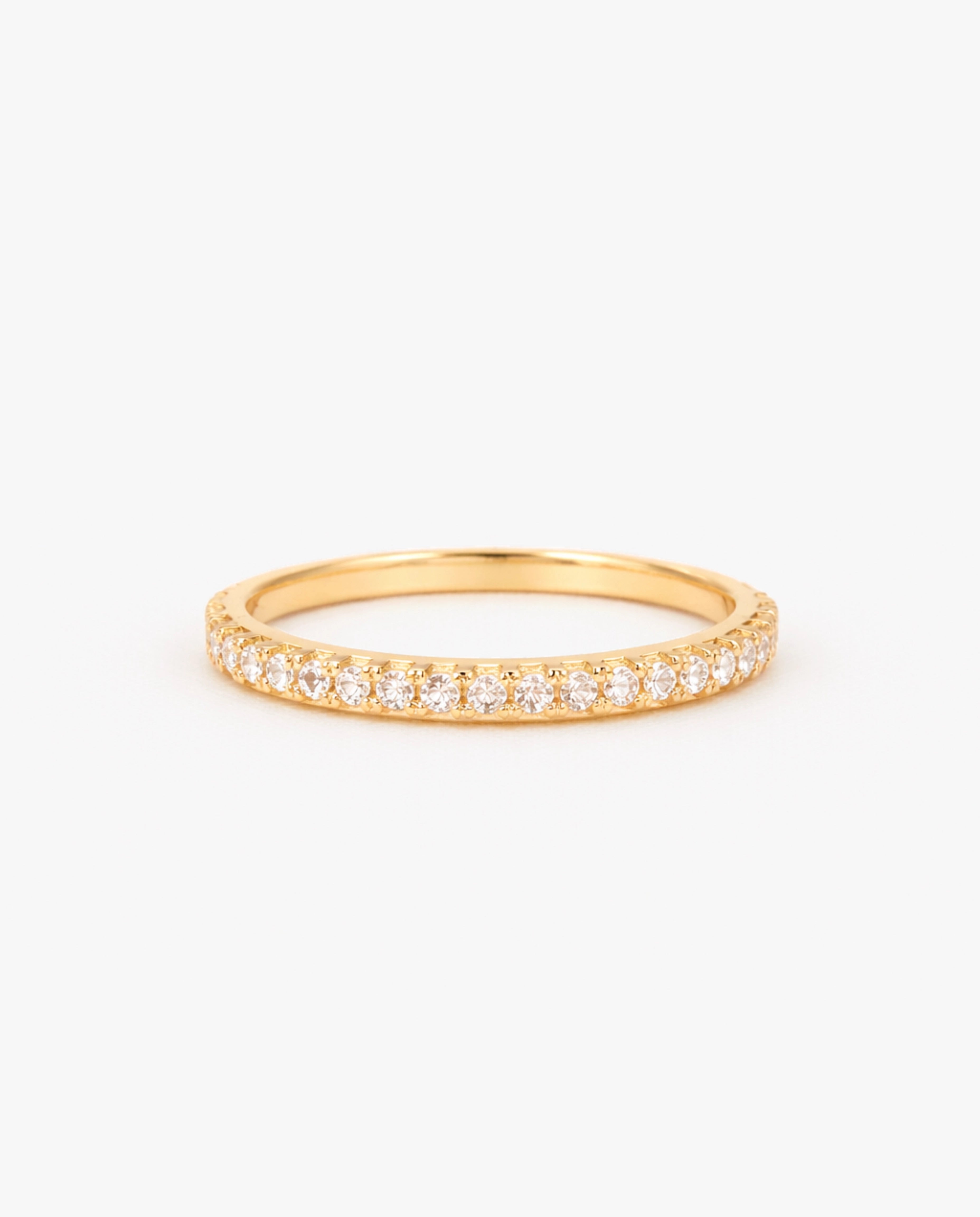 14K Gold Pavé Ring