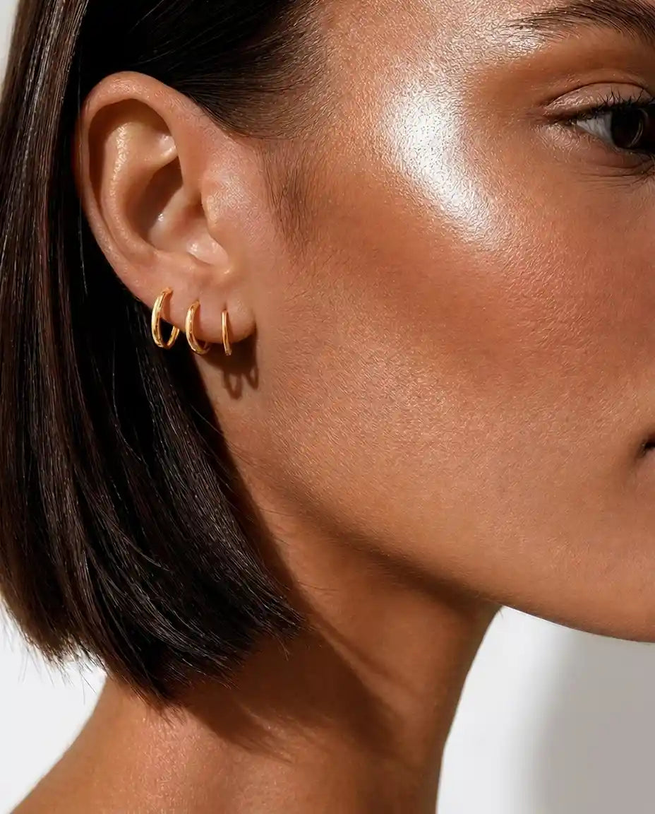 Tiny Huggie Hoop Earrings