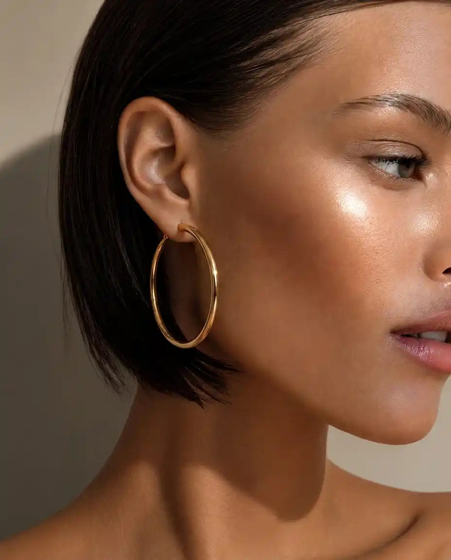 40mm Bold Hoop Earrings