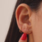 Heart Outline Stud Earrings