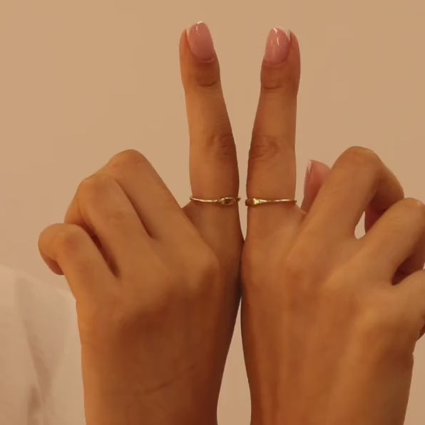 Matching Signet Ring Set