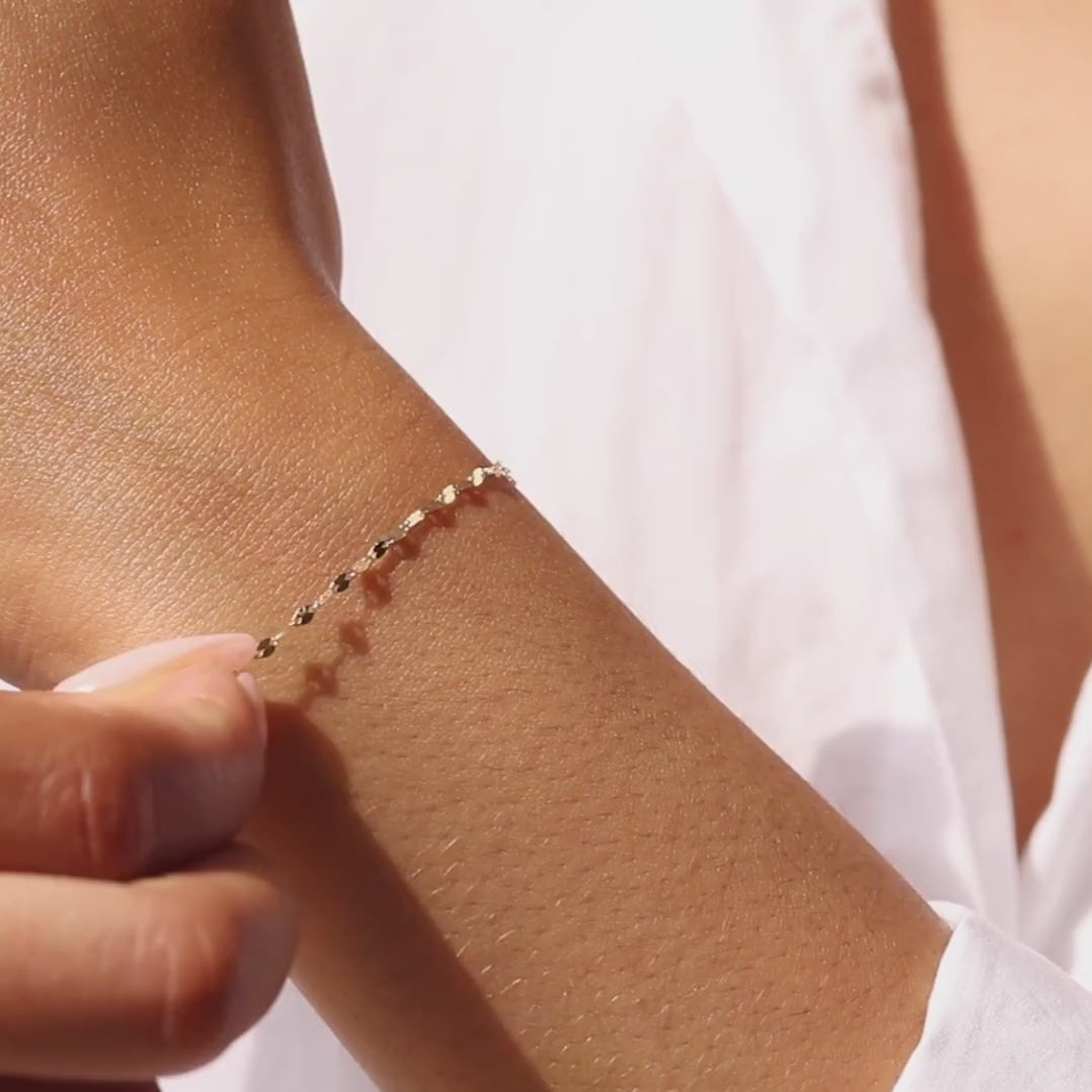 Glitter Chain Bracelet