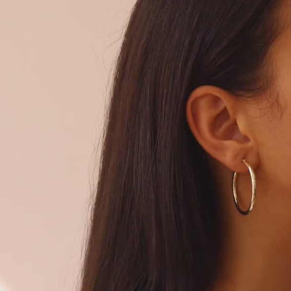 30mm Bold Hoop Earrings