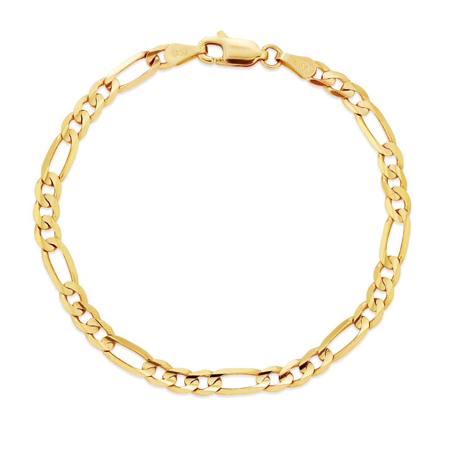 14K Yellow Gold Figaro Bracelet