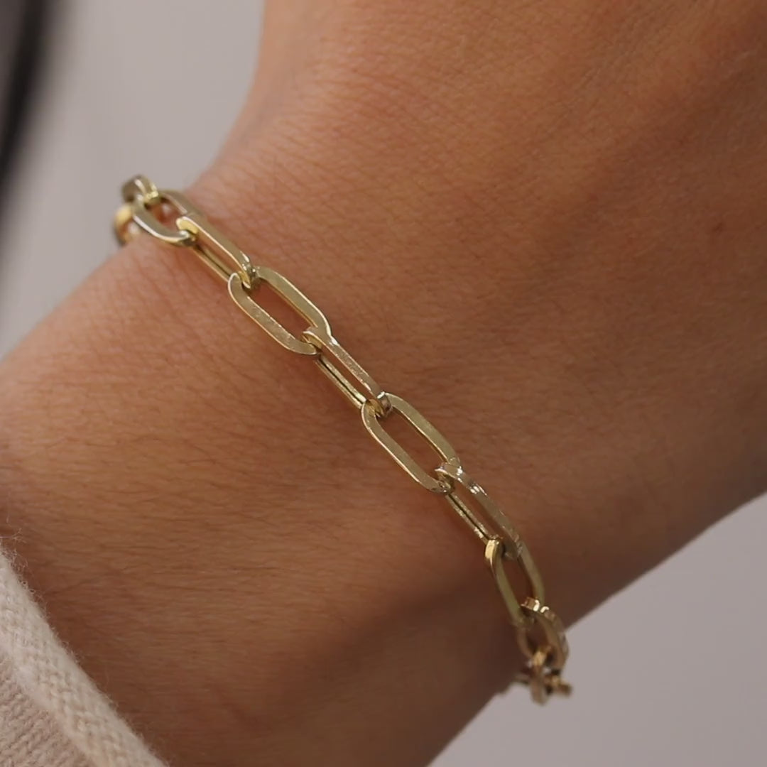 Chunky Paperclip Bracelet