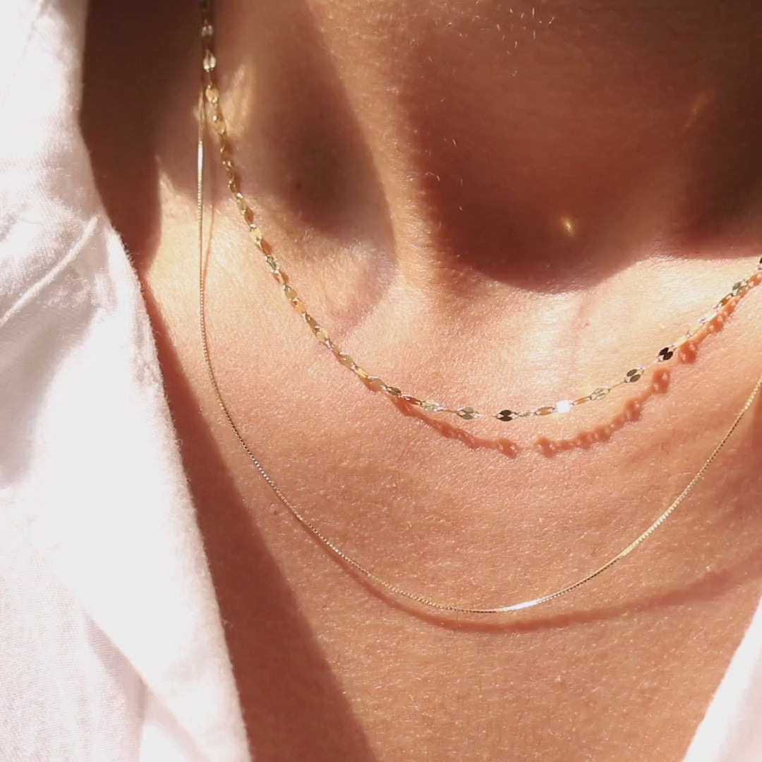 Gift Bundle: Box & Hammered Chain