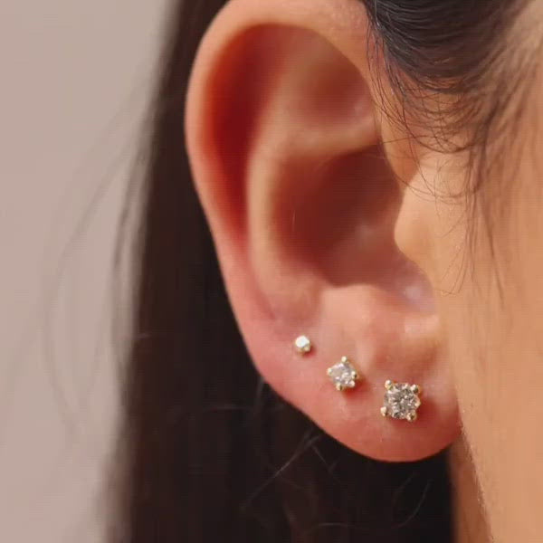 Emerald and Diamond Petal Earrings | Brilliant Earth
