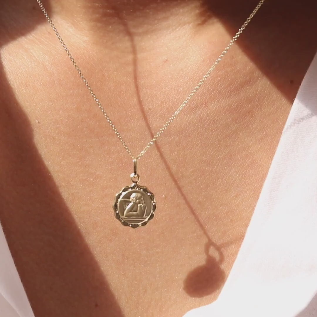 Angel Medallion Necklace