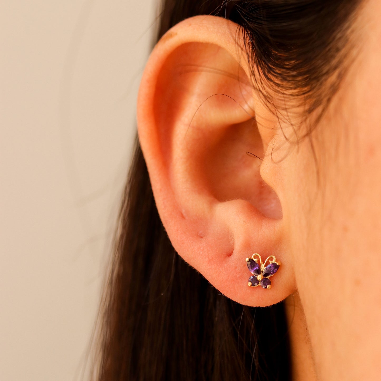 Butterfly Stud Earrings