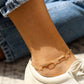 Large Paperclip Anklet