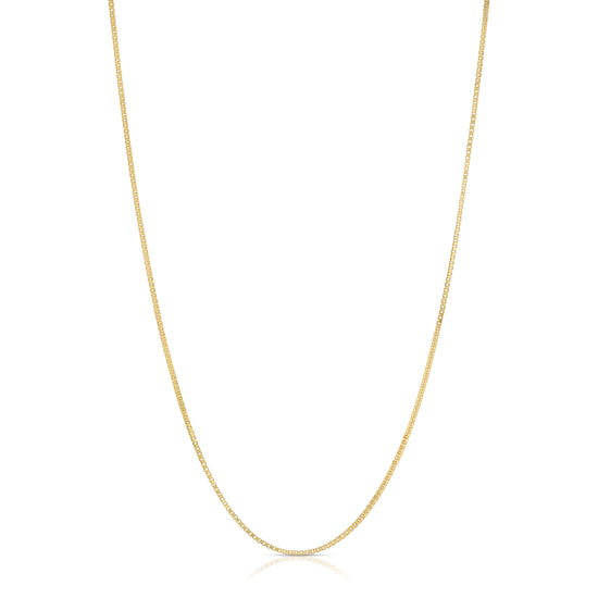 Dainty Box Chain – Design Gold Jewelry