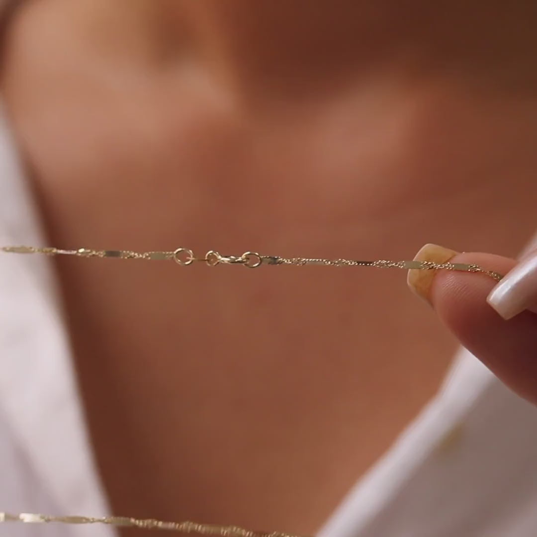 Singapore Bar Necklace