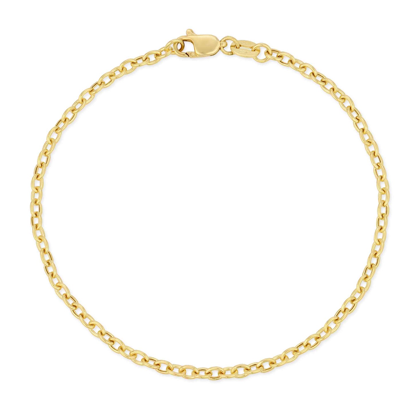 Dainty Rolo Chain Bracelet