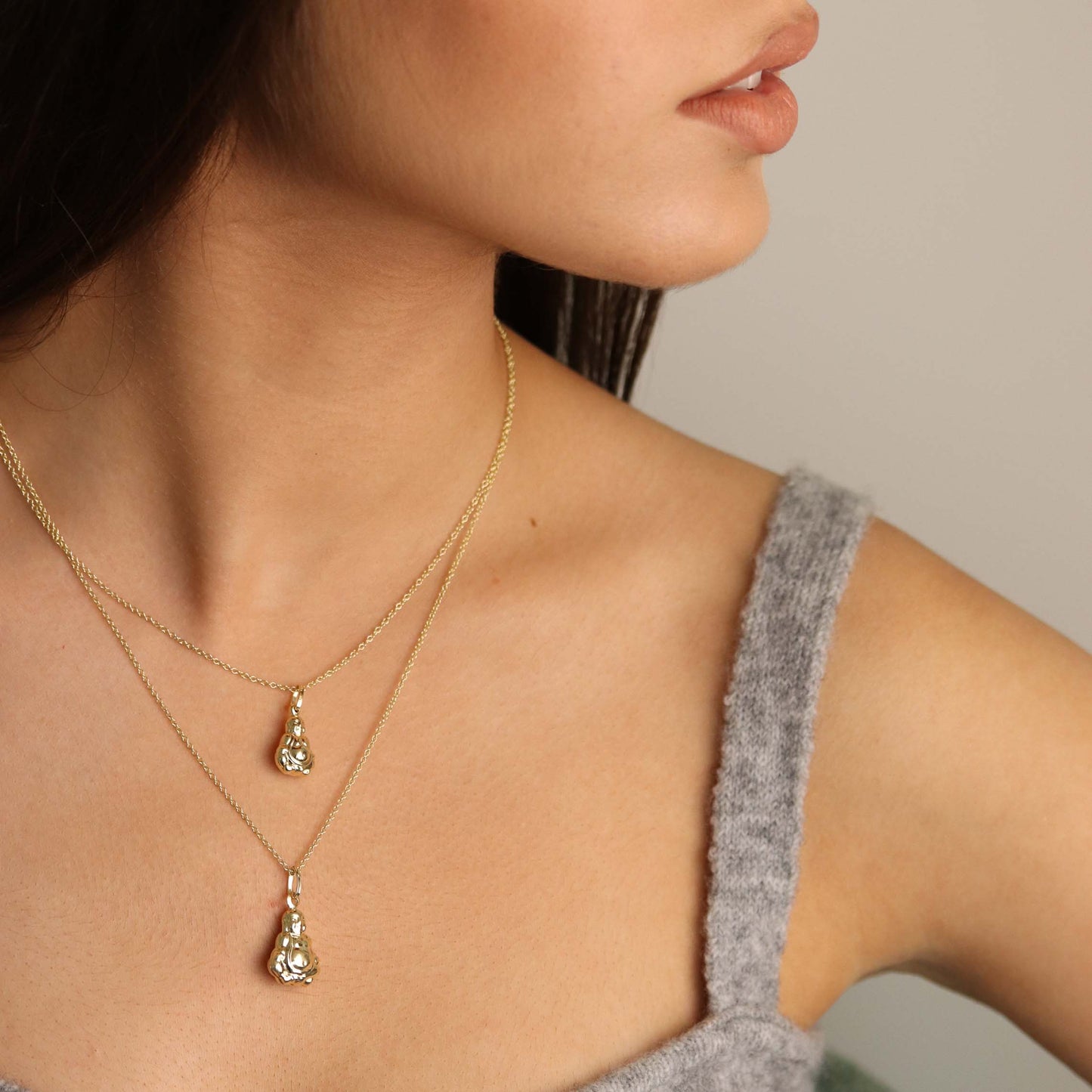 Golden Buddha Necklace