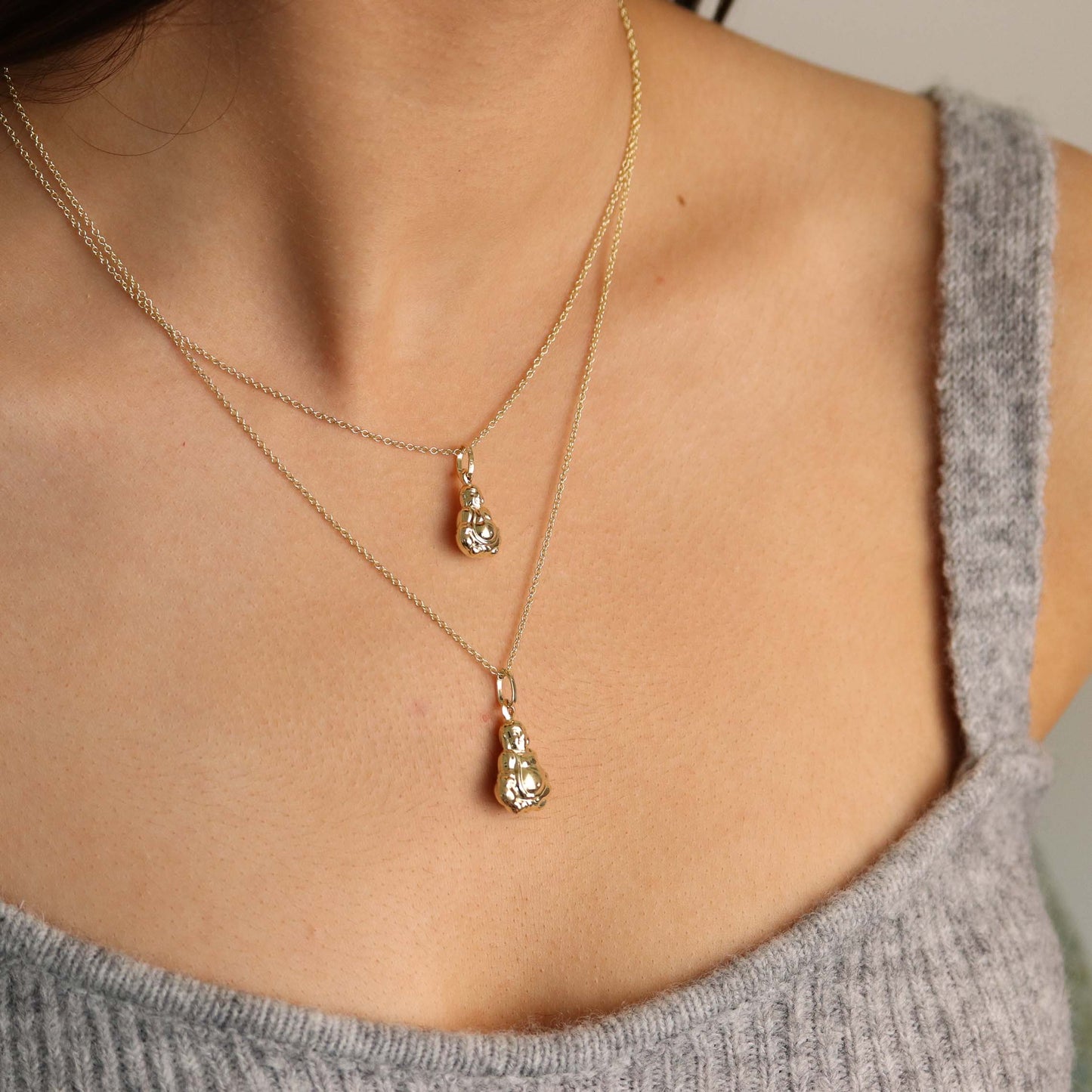 Golden Buddha Necklace