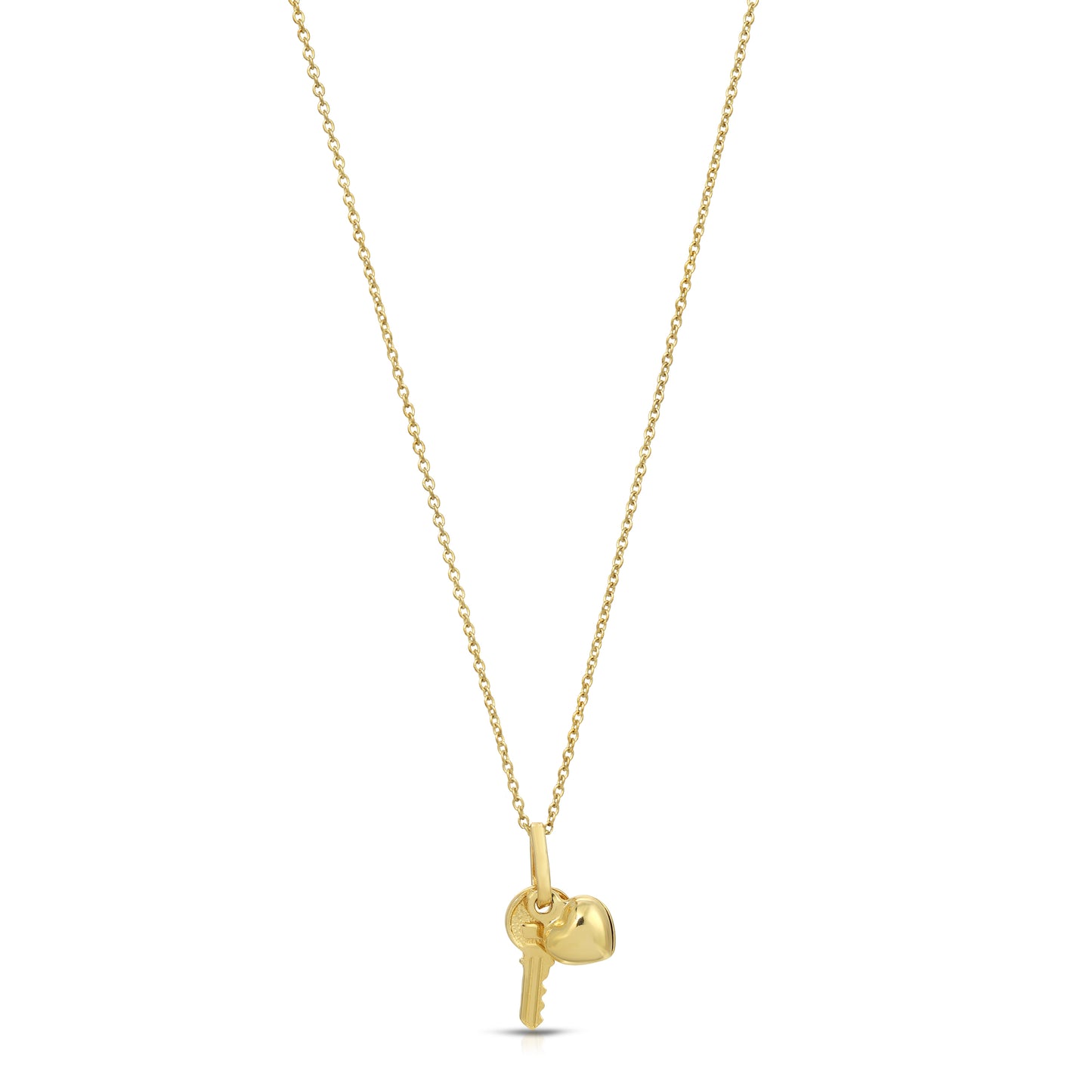 Heart & Key Necklace