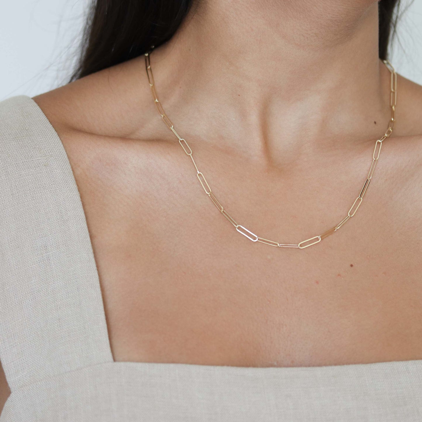 Paperclip Chain Necklace