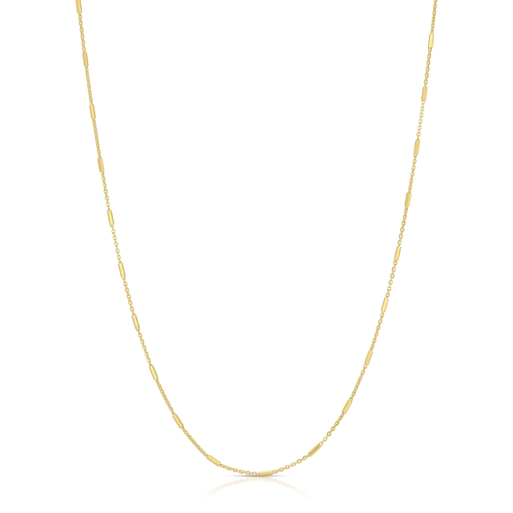 Rolo Bar Necklace – Design Gold Jewelry