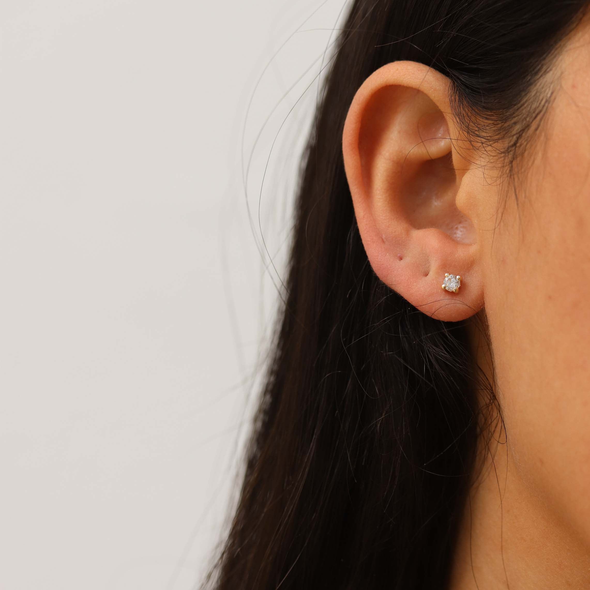 Stunning Circular Diamond Earrings – Bling Box