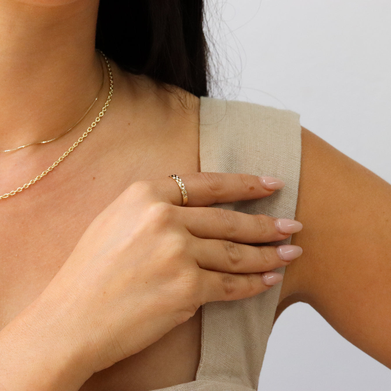 Watch Band Ring Design Gold Jewelry